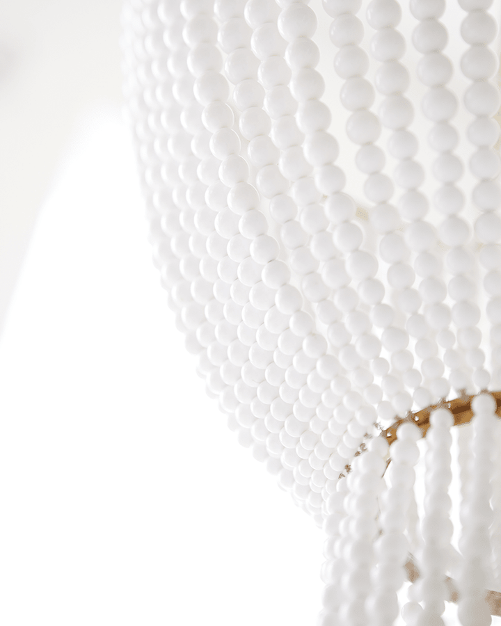 Jacqueline Chandelier - Antique Brass with White Acrylic Visual Comfort 2