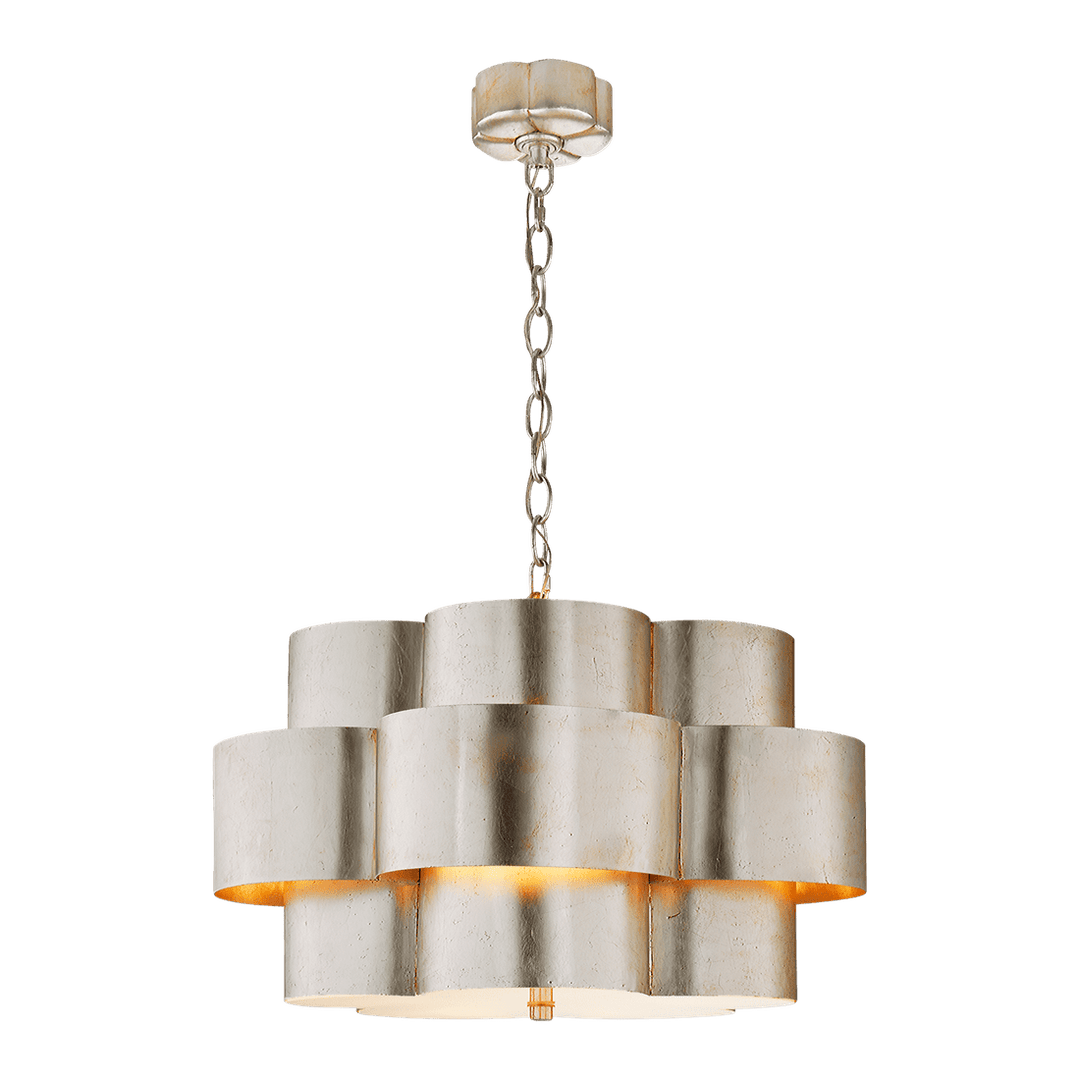 Arabelle Hanging Shade - Burnished Silver Leaf Visual Comfort 1