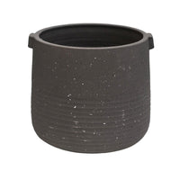 Ivyline Aurora Terrazzo Handle Planter Slate