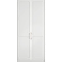 O&Co Charlene 2 Door Wardrobe in White