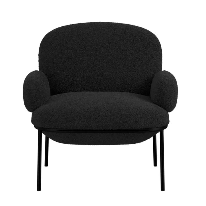 Aspen Sherpa Accent Chair - Black