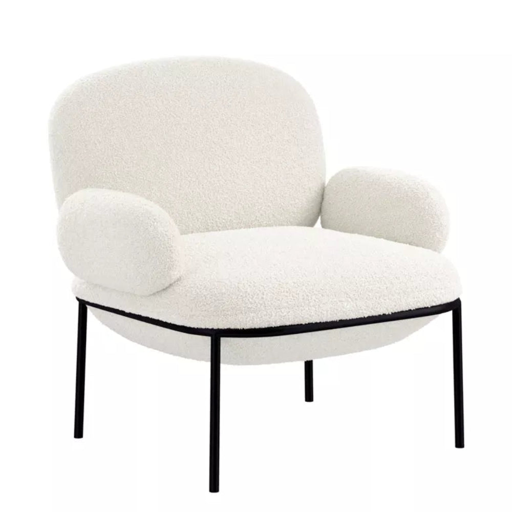 Aspen Sherpa Accent Chair - Ivory