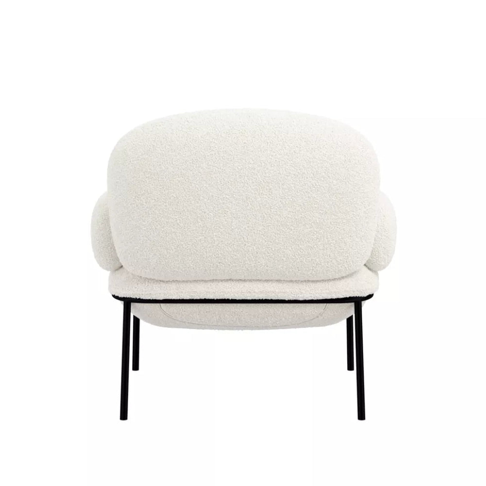 Aspen Sherpa Accent Chair - Ivory