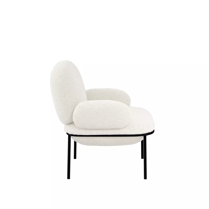 Aspen Sherpa Accent Chair - Ivory