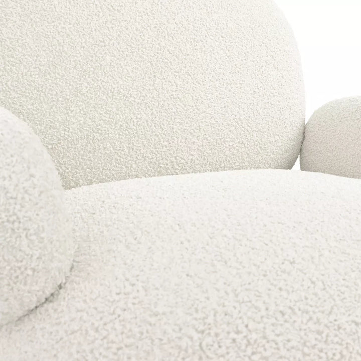 Aspen Sherpa Accent Chair - Ivory