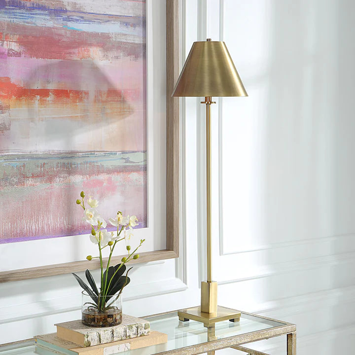  MindyBrown-Mindy Brownes Pilot Buffet Lamp in Brass-Gold 525 