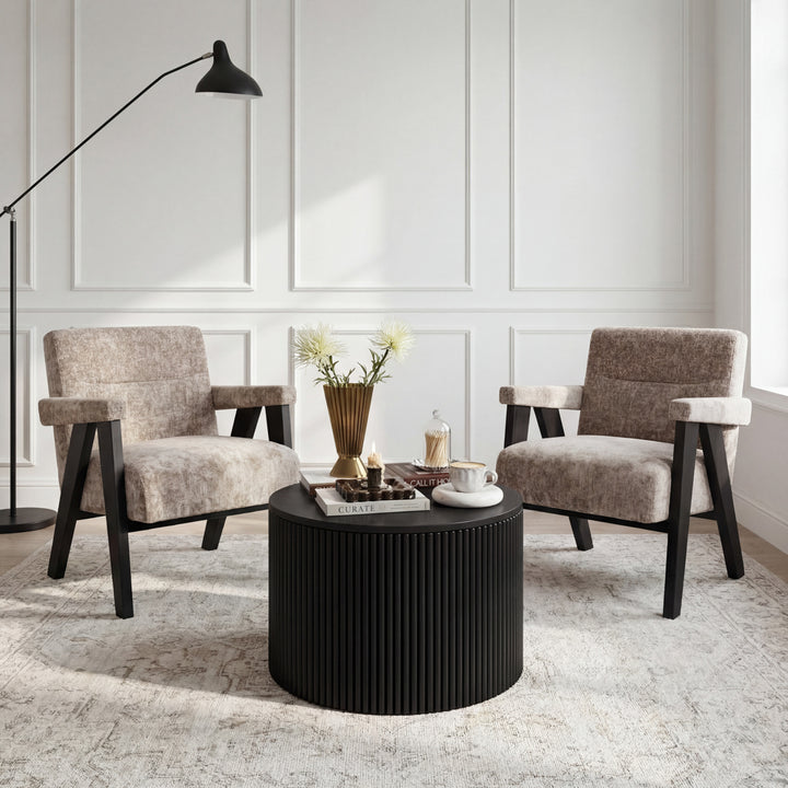 Axel Accent Chair - Tuscan & Black