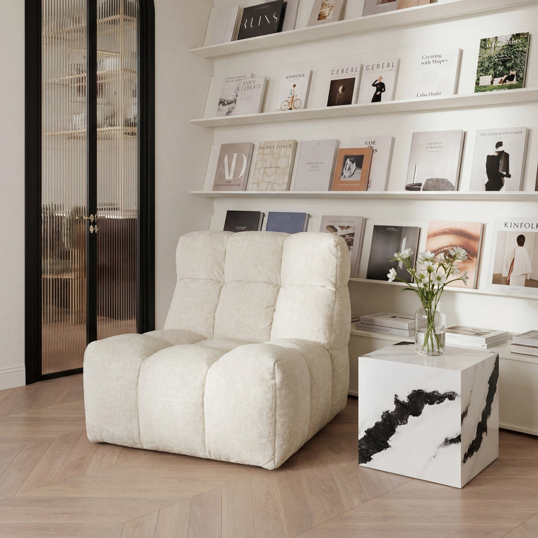 Acer Swivel Chair - Ivory