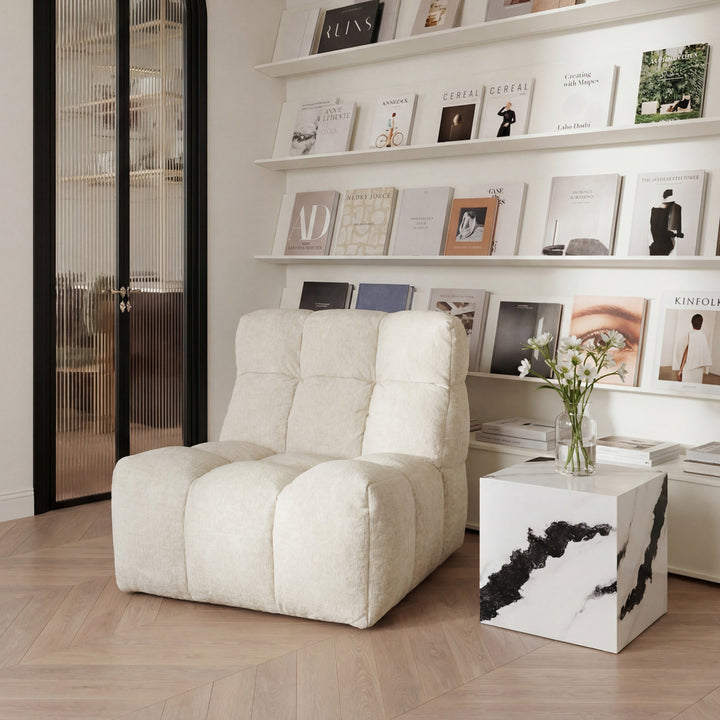 Acer Swivel Chair - Ivory