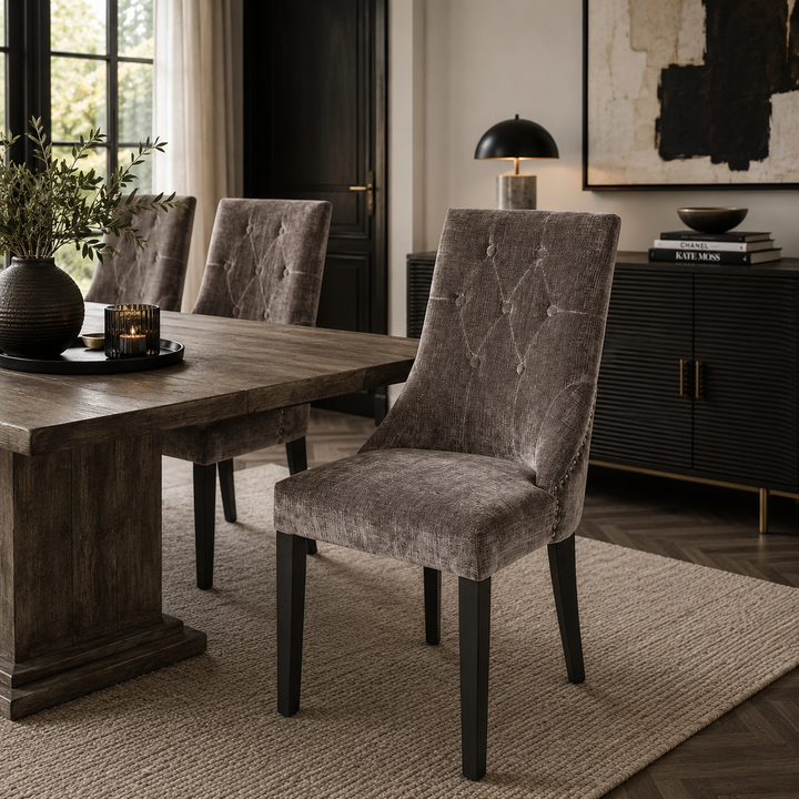 Addie Dining Chair - Mushroom