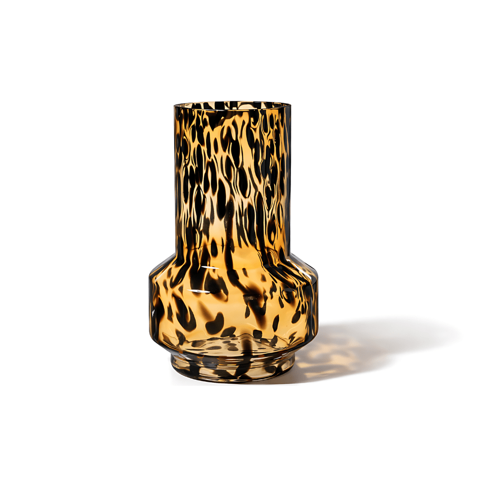 Artea Glass Vase - Dark Amber