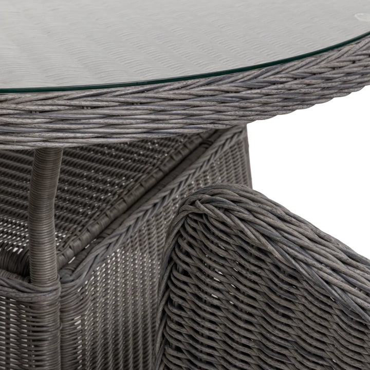 Ascot 4 Seater Round Outdoor Dining Set