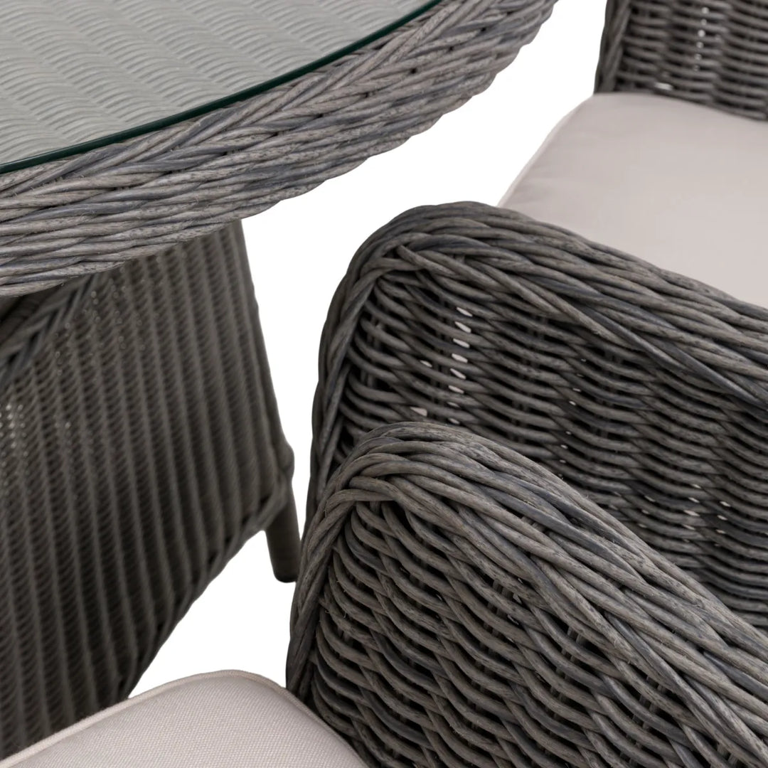 Ascot 6 Seater Round Outdoor Dining Set