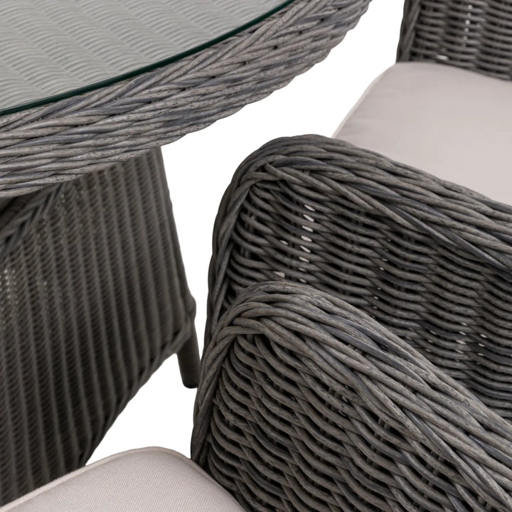 Ascot 6 Seater Round Outdoor Dining Set