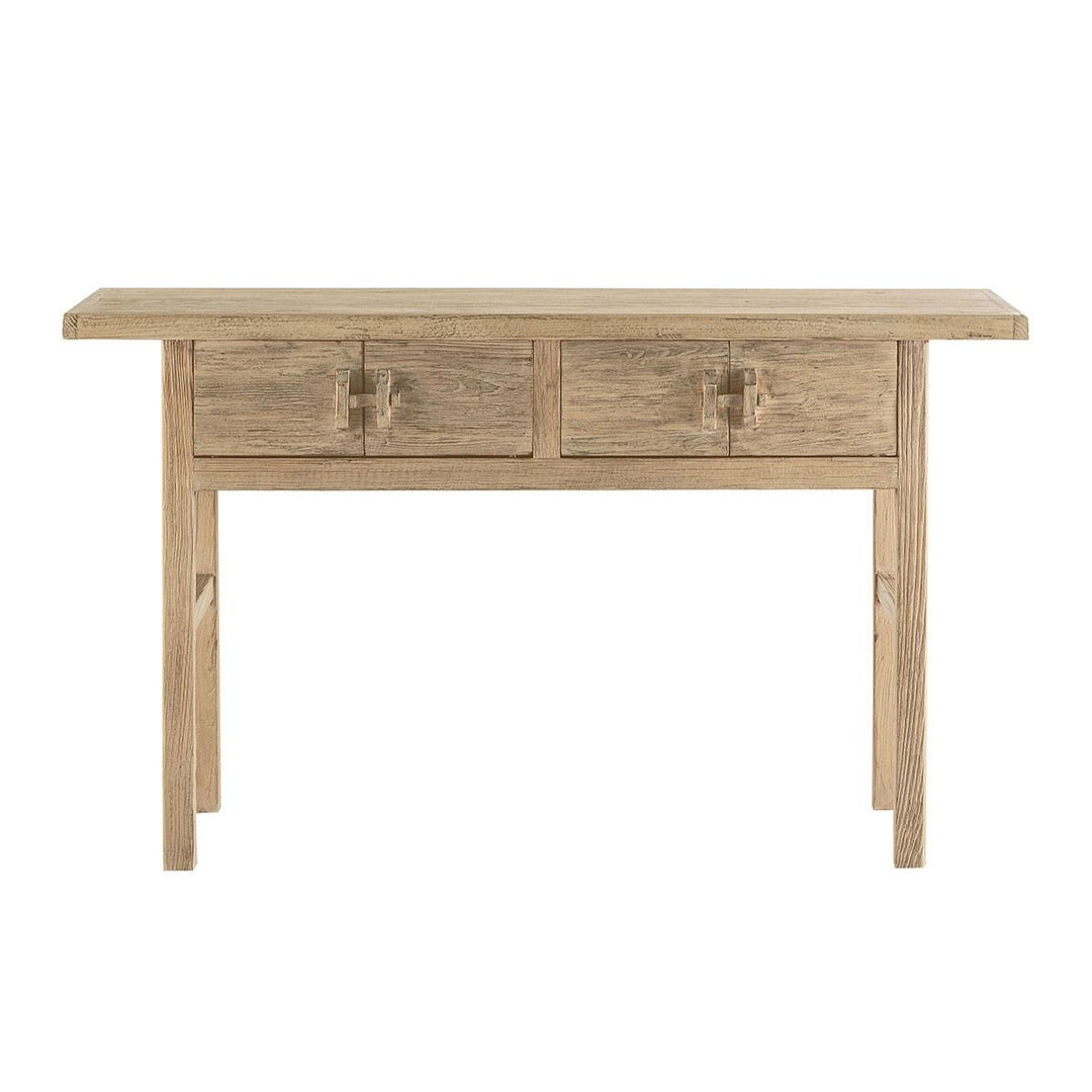 Bao Recycled Natural Elm Console Table