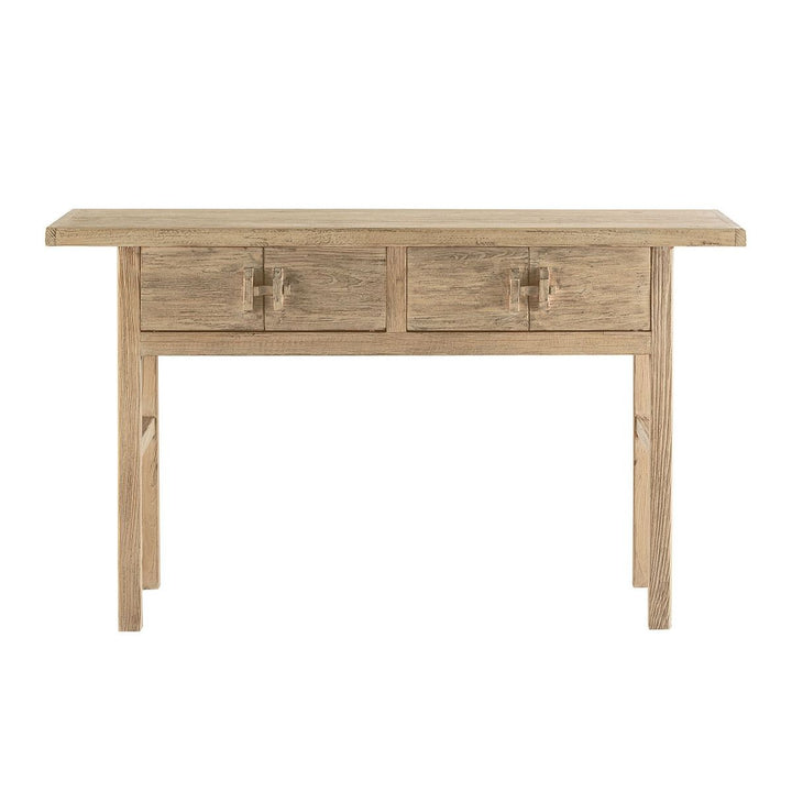 Bao Recycled Natural Elm Console Table
