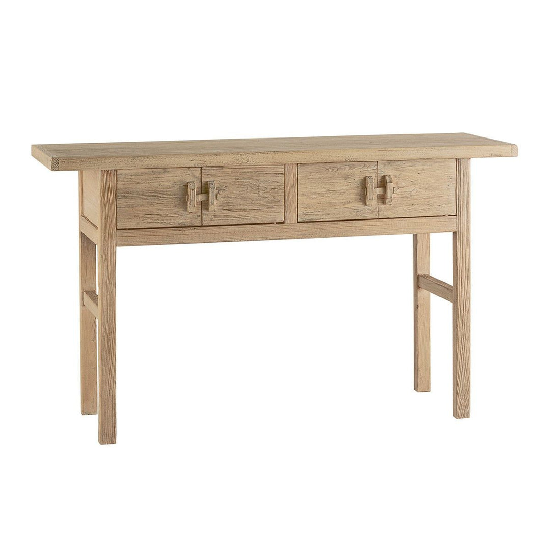 Bao Recycled Natural Elm Console Table