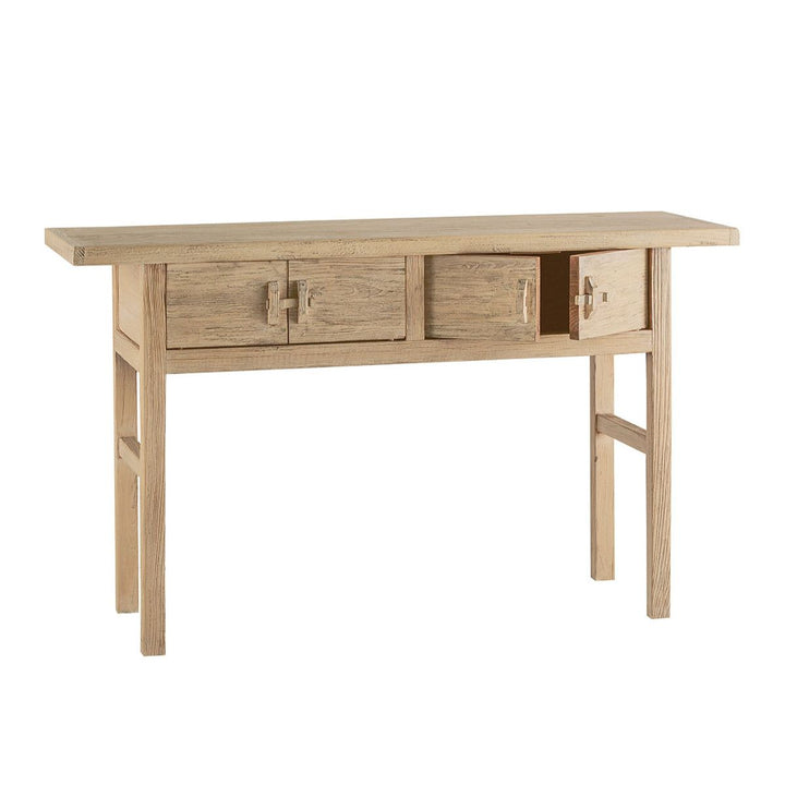 Bao Recycled Natural Elm Console Table