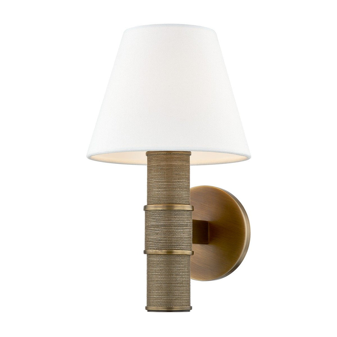 Denton 1 Light Wall Sconce - Patina Brass Hudson Valley Lighting 1