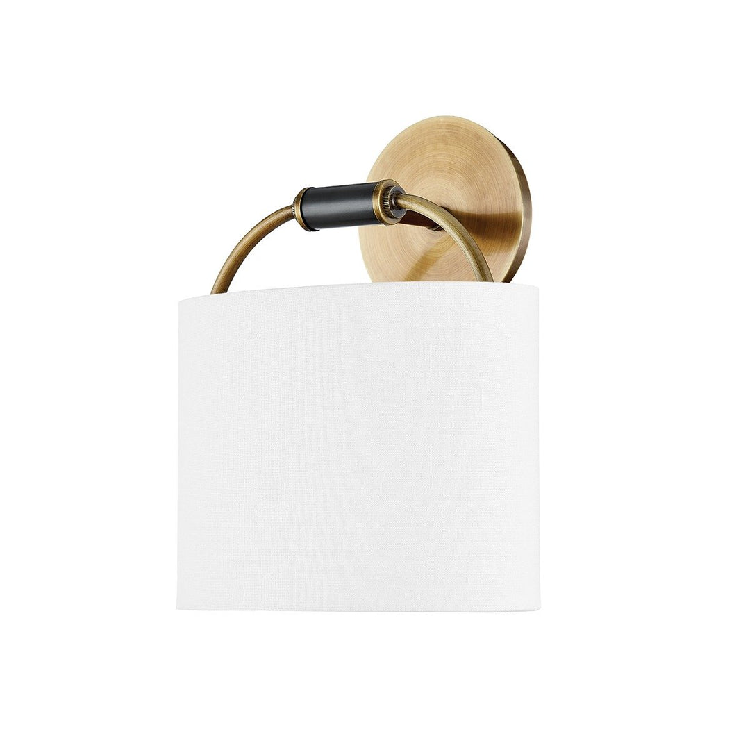 Pete 1 Light Wall Sconce - Patina Brass Hudson Valley Lighting 1