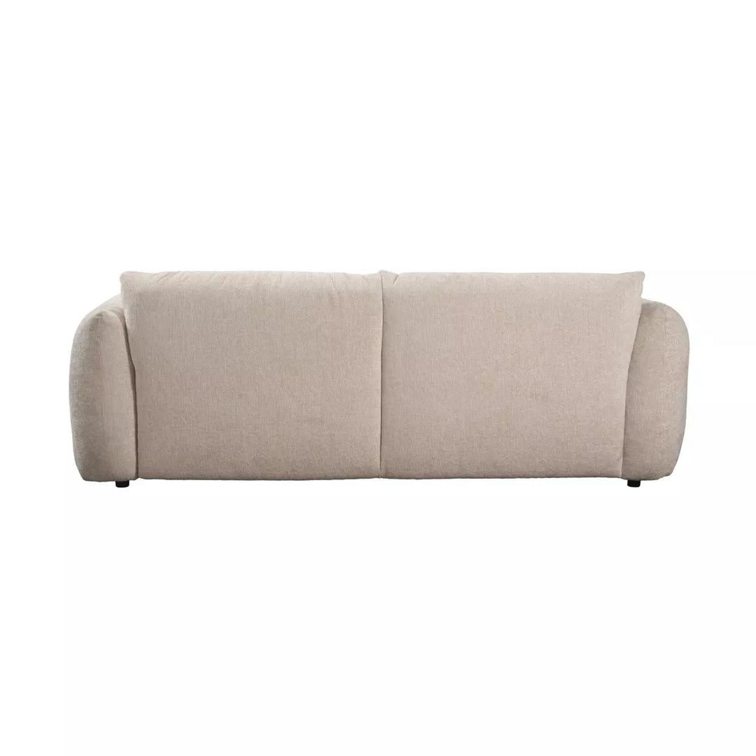Bronte 3 Seater Chenille Sofa - Pearl
