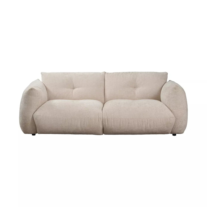 Bronte 3 Seater Chenille Sofa - Pearl