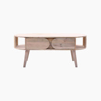 Ivy & Elm Ford Natural 2 Drawer Coffee Table