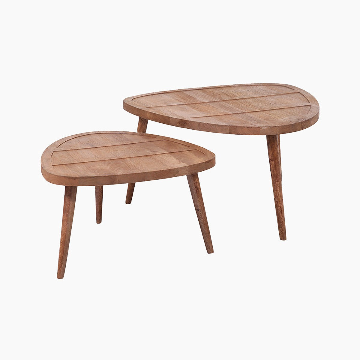 Ivy & Elm Alfie Coffee Tables Set of 2 in Natural