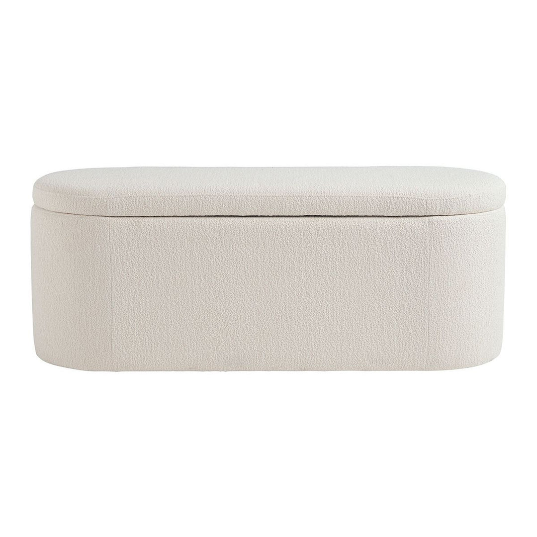 Lisette Storage Bench - Cream Bouclé
