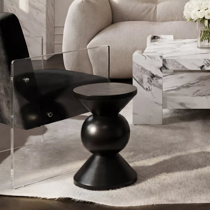 Bella Mango Wood Side Table