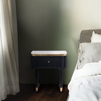 Ivy & Elm Ana Sleek Marble Top Bedside