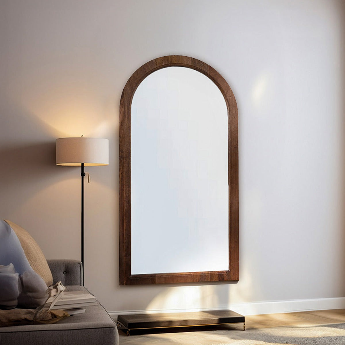 Ivy & Elm Betsy Arched Wooden Mirror