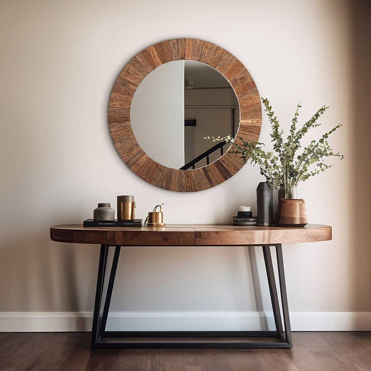 Ivy & Elm Niu Reclaimed Wood Mirror