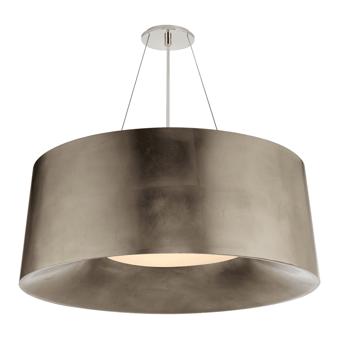 Halo Medium Hanging Shade - Burnished Silver Leaf Visual Comfort 1