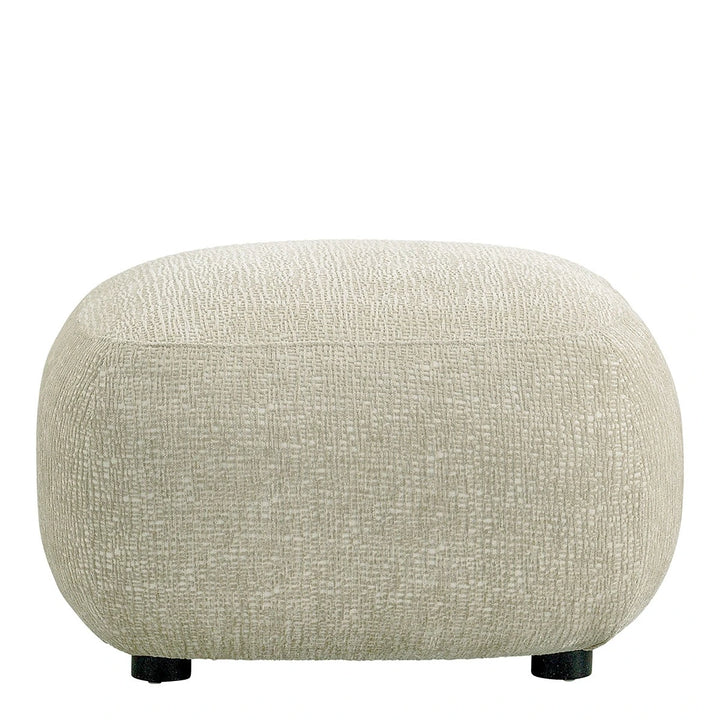 Lisette Velvet Pouffe - Sand