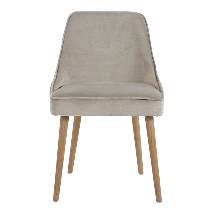 Marcus Set of 2 Dining Chairs - Beige Velvet