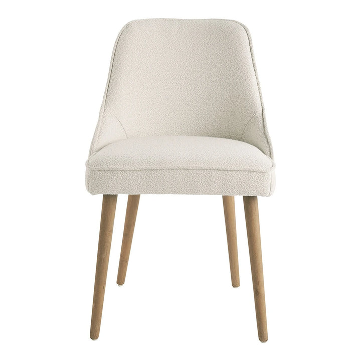 Marcus Set of 2 Dining Chairs - Cream Boucle
