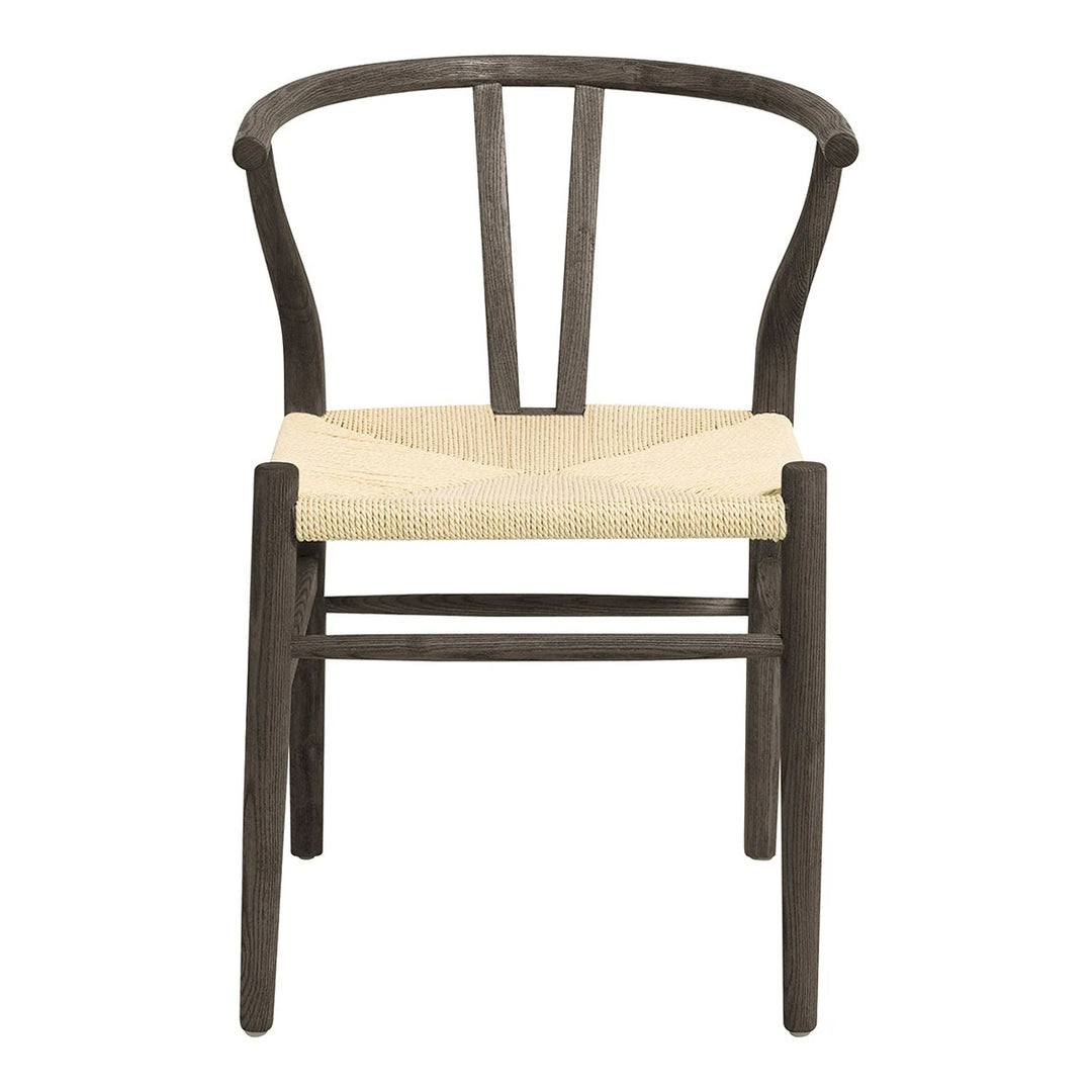 Njord Set of 2 Ash Wood Dining Chairs - Espresso