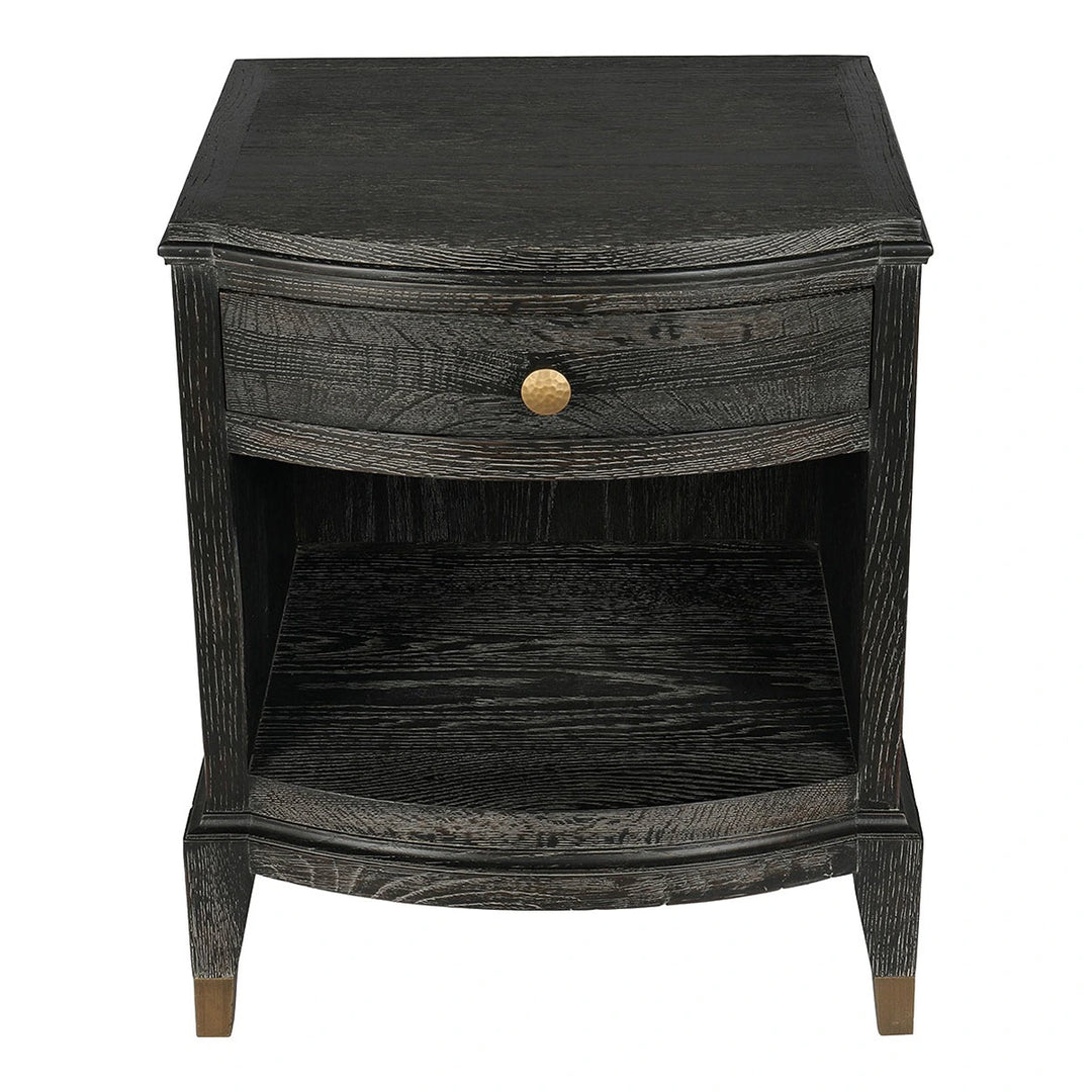 Ines Bedside Table - Espresso