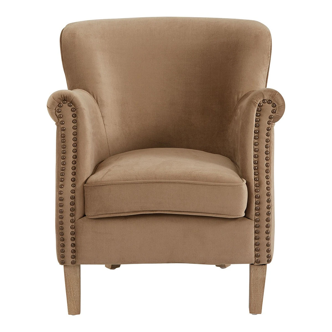 Claude Arm Chair - Cinnamon Velvet