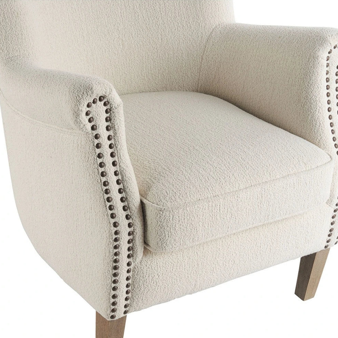 Claude Arm Chair - Cream Boucle