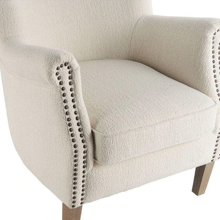 Claude Arm Chair - Cream Boucle