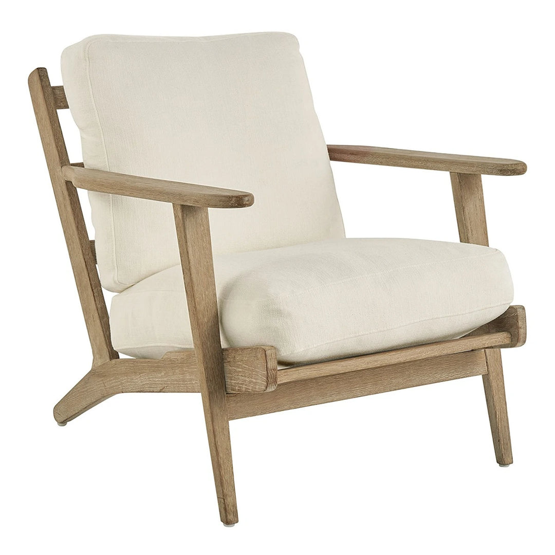Jules Armchair - Ecru Cotton Linen