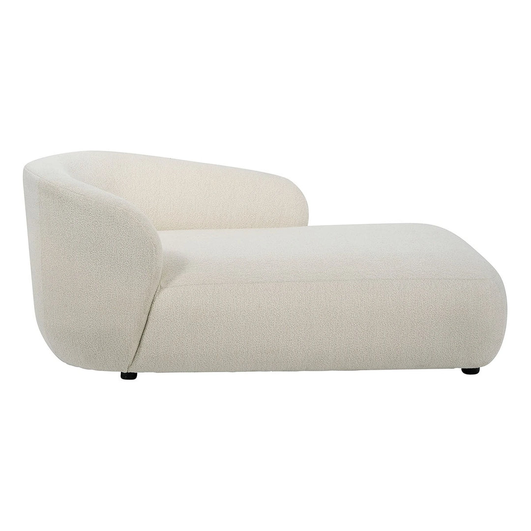 Lisette Boucle Chaise Sofa - Cream