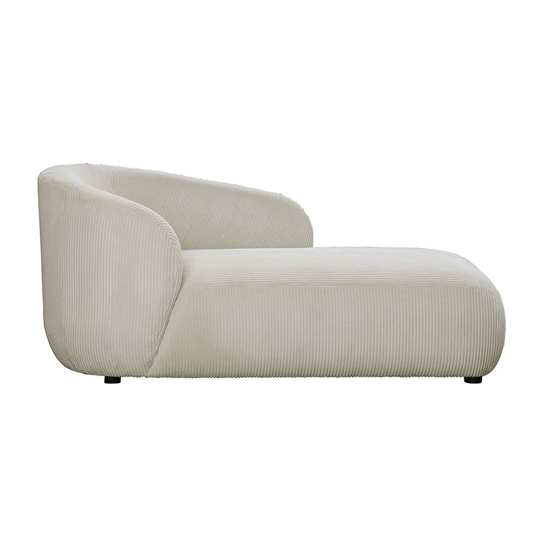 Lisette Ribbed Velvet Sofa - Cream