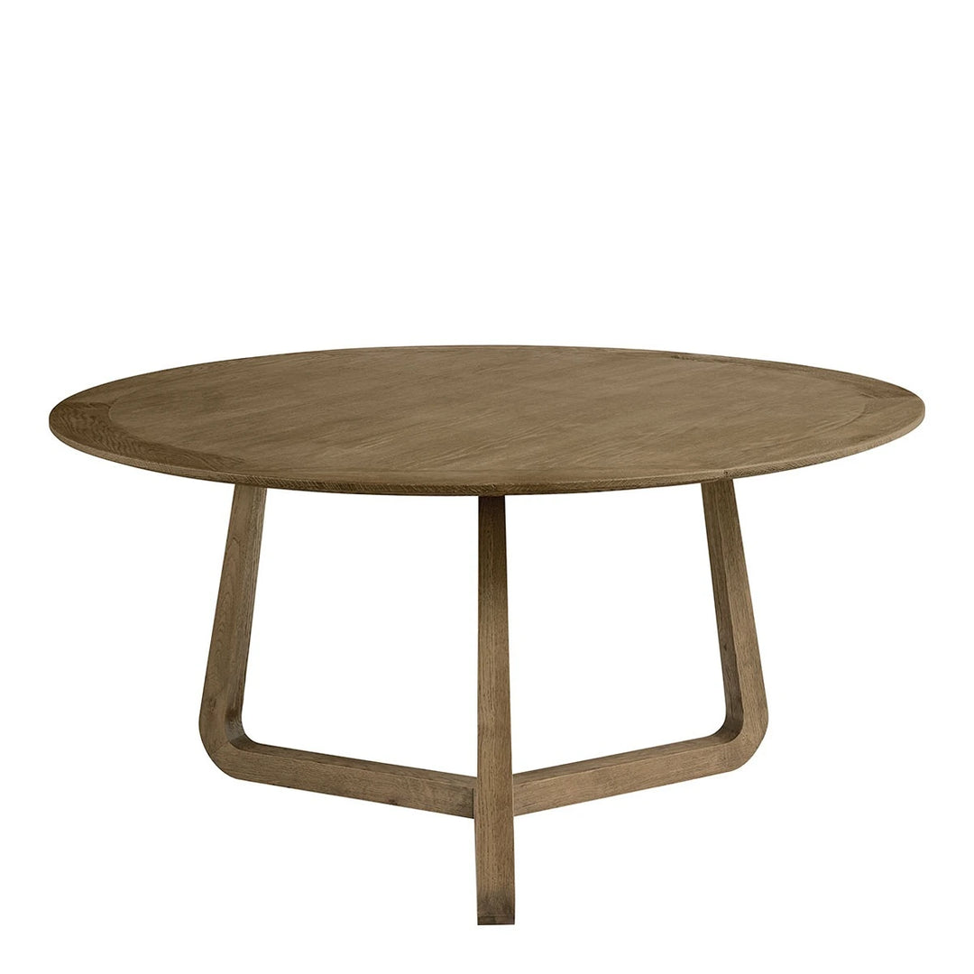 Maxine Round Dining Table - Natural Oak