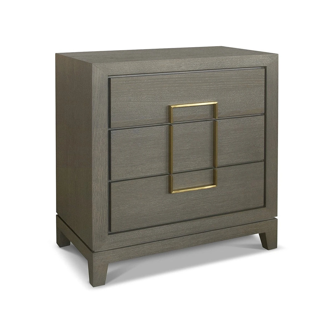 Lucca 3 Drawer Chest of Drawers - Dark Wood
