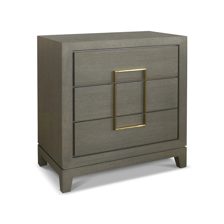 Lucca 3 Drawer Chest of Drawers - Dark Wood