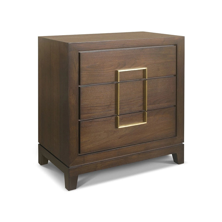 Lucca 3 Drawer Chest of Drawers - Walnut