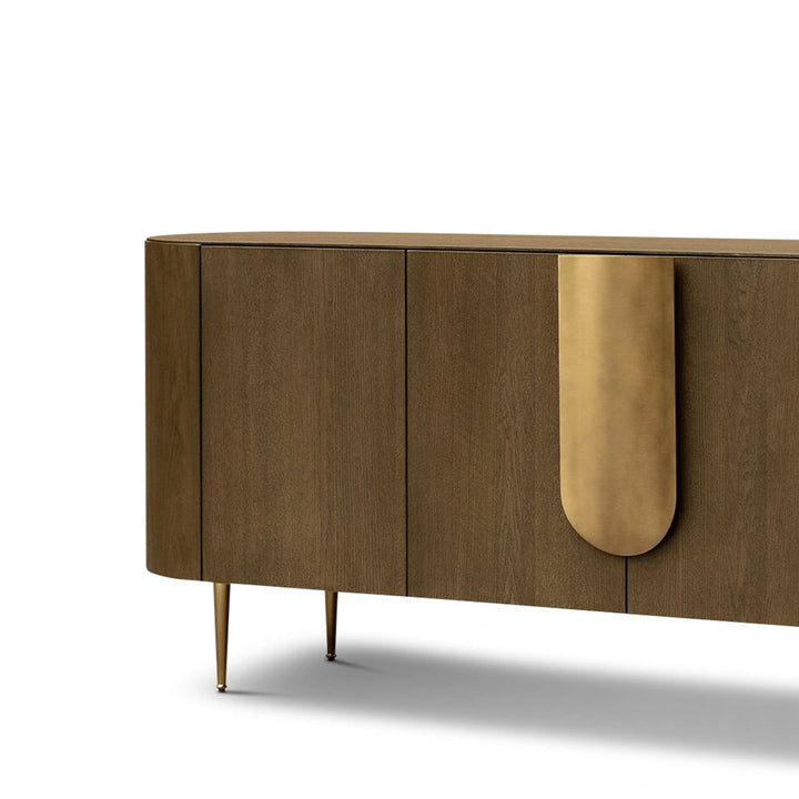 Napa Sideboard - Caramel Oak & Bronze